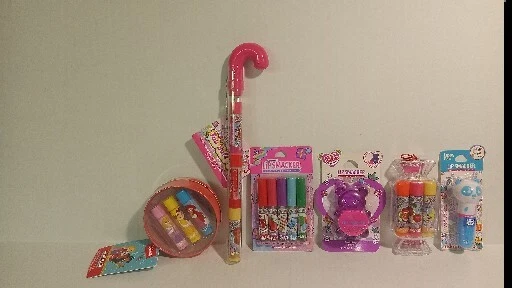 Lip Smackers- Liquid Lip Smacker Set & Lippy Pals, Trio Disney Variety NEW 6)