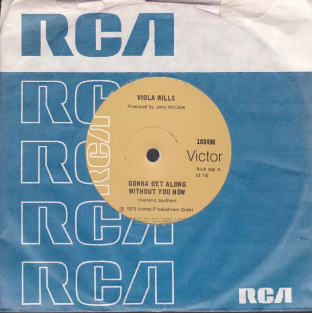 VIOLA WILLS Gonna get Along Without You Now / Your Love  45    SirH70