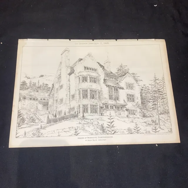 1900 house moniaive dumfries building news