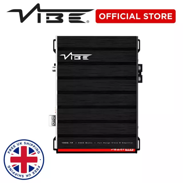 Vibe 3000W Max Amplifier 1500W Rms Powerbox Pro Car Audio Full Range Rrp £249.99 2