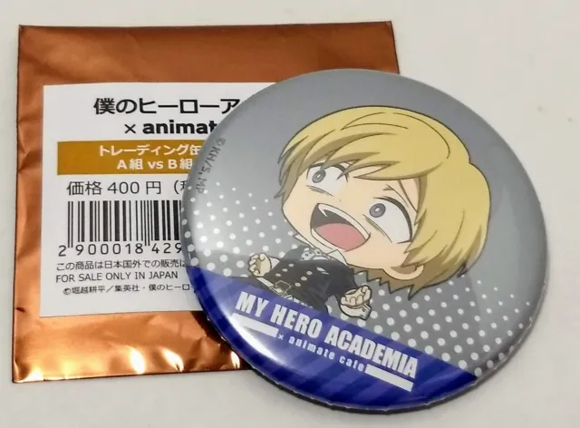 My Hero Academia Monoma Can Badge Button Animate Cafe Exclusive Japan Import