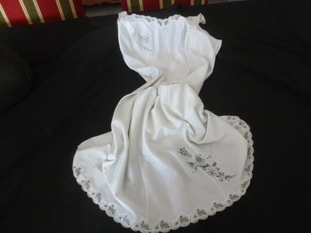 Combinaison Vintage Dentelle Noire – Taille 36/38, Fond De Robe Inclus