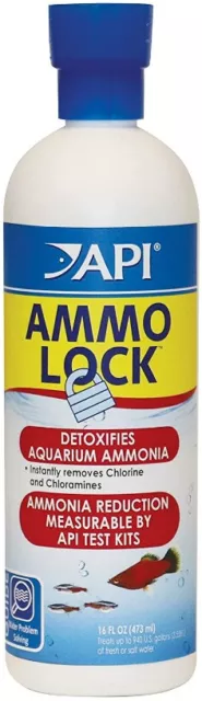 API Munitions Verrou Ammoniac Détoxifiant pour Aquariums, 473ml (Friandise 946