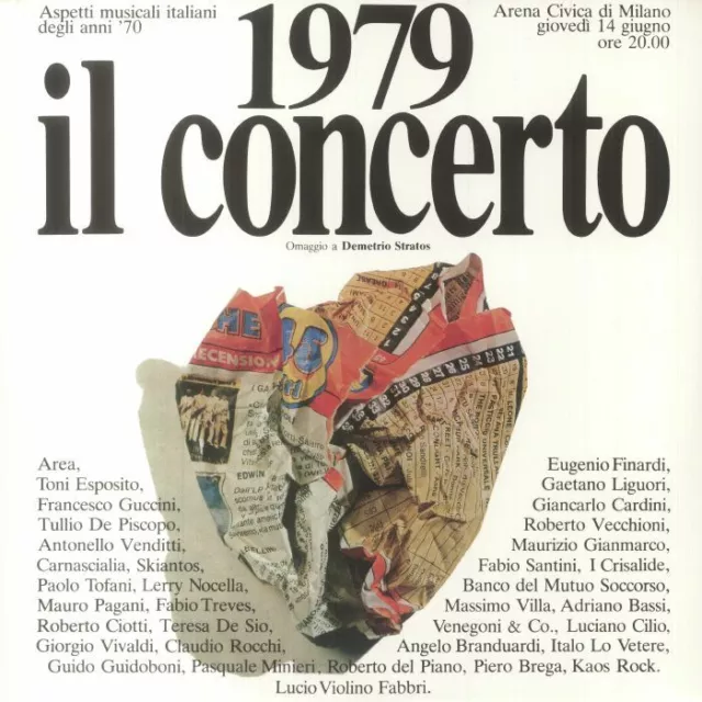 VARIOUS - 1979 Il Concerto: Omaggio A Demetrio Stratos (reissue) - Vinyl (2xLP)