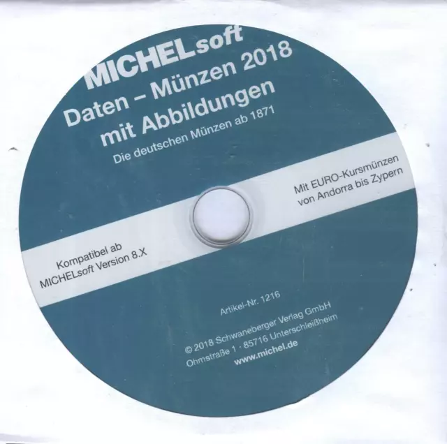 Michelsoft Münzen Deutschland 2018 update NEU