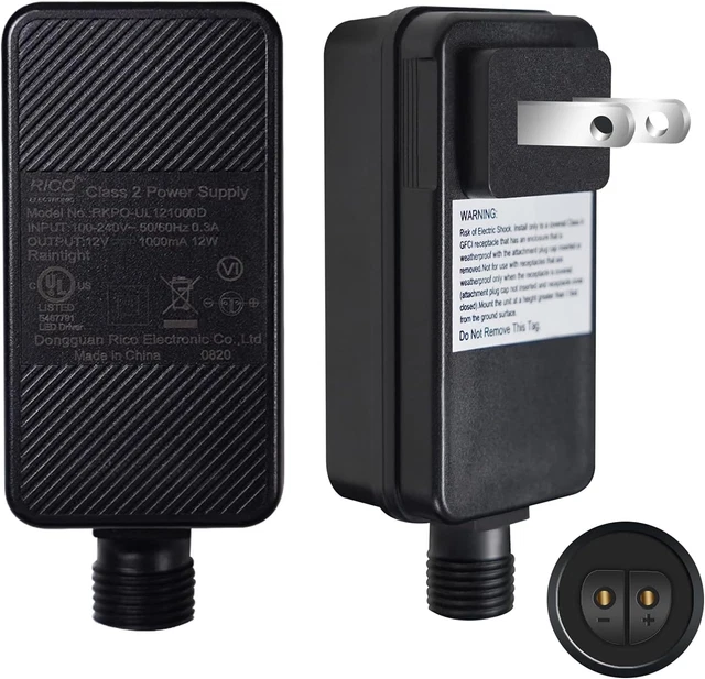 12V 1A Class 2 Power Supply, LED Transformer Replacement, Outdoor Low