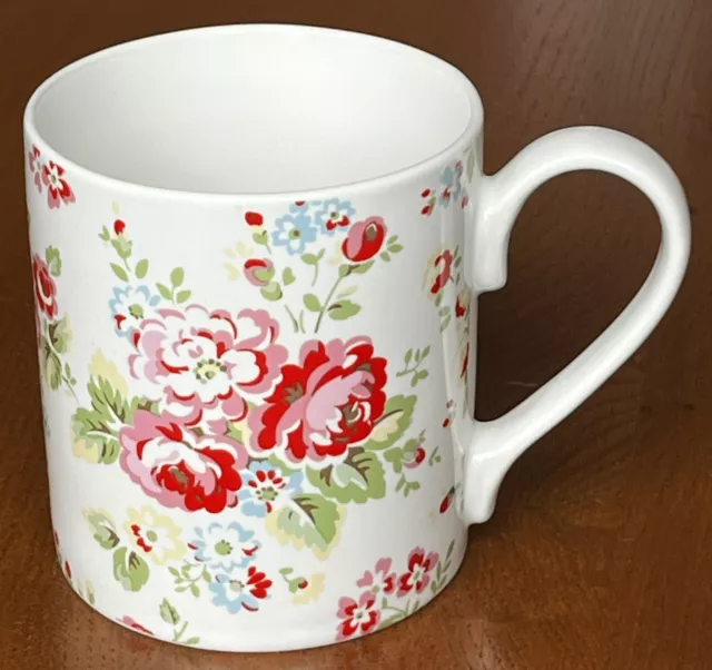 Cath Kidston White Multicoloured Floral Fine China Mug by Churchill