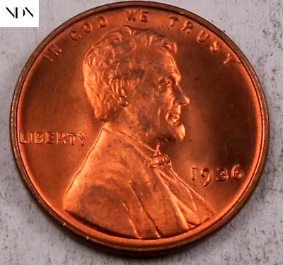 1936 Lincoln Wheat Penny Cent - Gem BU Red