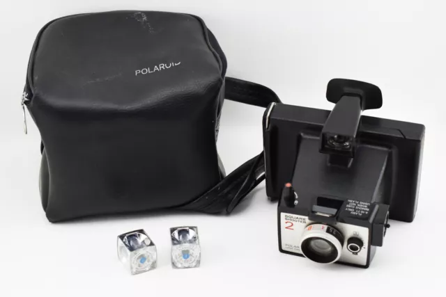 Polaroid Square Shooter 2 Instant Land Automatic Film Camera 75 ASA Flash Cubes