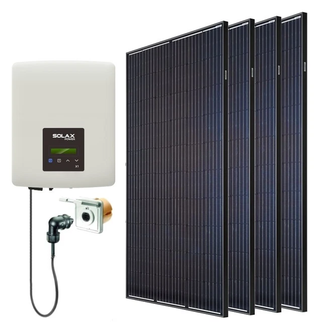 Solax Balkonkraftwerk 1200 W Installation Photovoltaïque 2 Ziegeldach