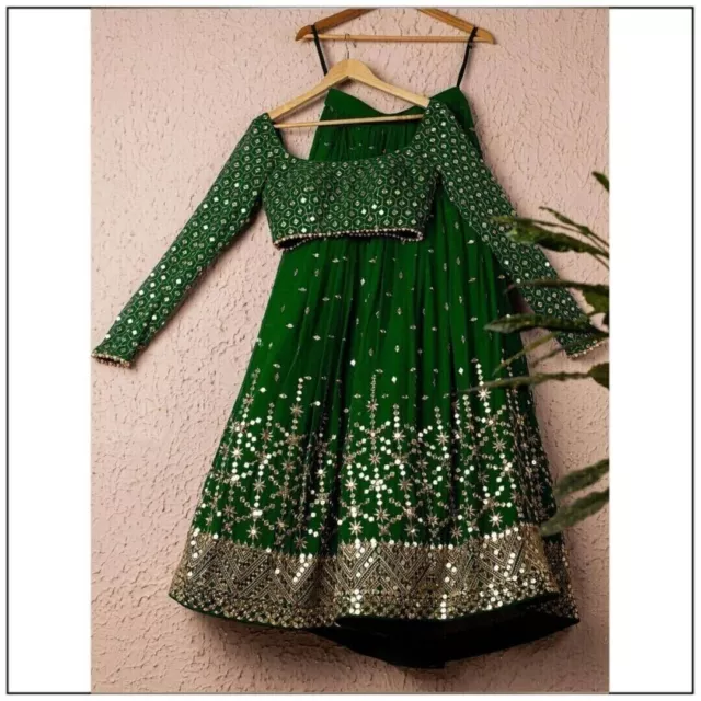 New Designer Lehenga Choli Lengha Indian Bollywood Wedding Party Pakistani Wear