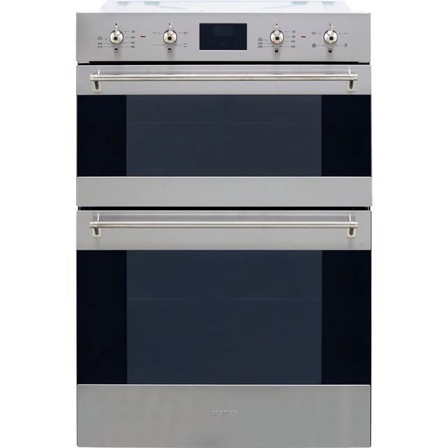 SMEG DOUBLE OVEN DOSF6300X Lightly Used 60cm St Steel