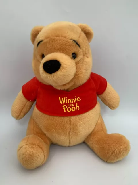 Disney Winnie The Pooh Sitting Plush Soft Toy 28 cm Tall #GL