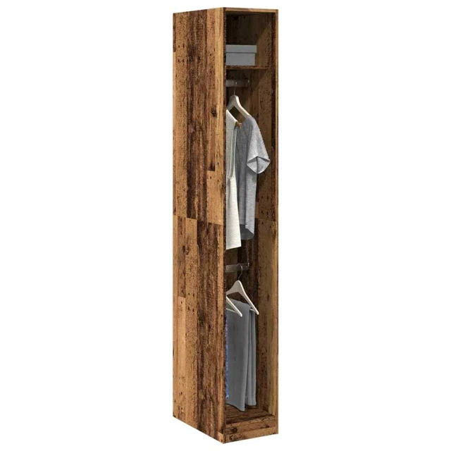 WARDROBE OLD WOOD 30x50x200 cm Engineered Wood £242.30 PicClick UK