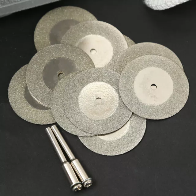 10PCS Diamond Cutting Wheel Saw Blades Cut Off Discs Set for  Rotary Tool