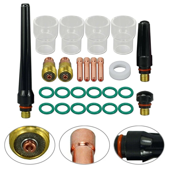 o-Ring Equipment Gas Lavorazione Metallo Ugelli Saldatura Torcia Saldatore