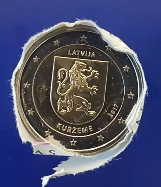 2 Euro "2017" Lettland  Regionen Lettlands - Kurland/ Kurzeme  neu