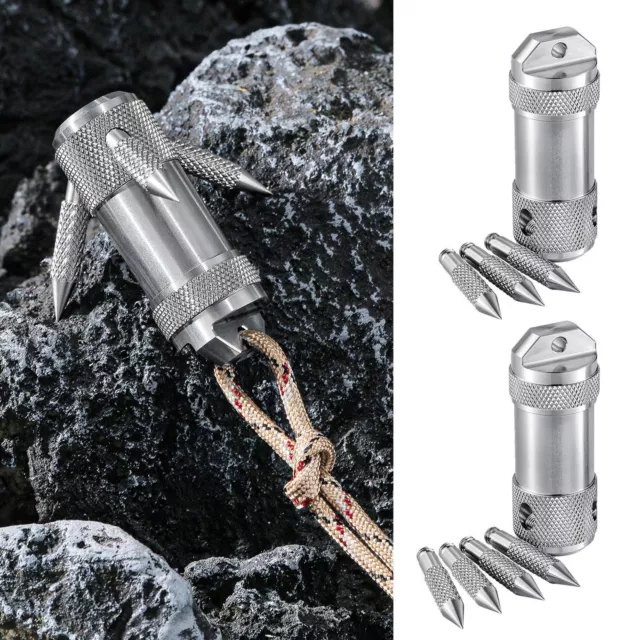 Stainless Steel Survival Detachable Grappling Hook Outdoor Climbing Claw Tool