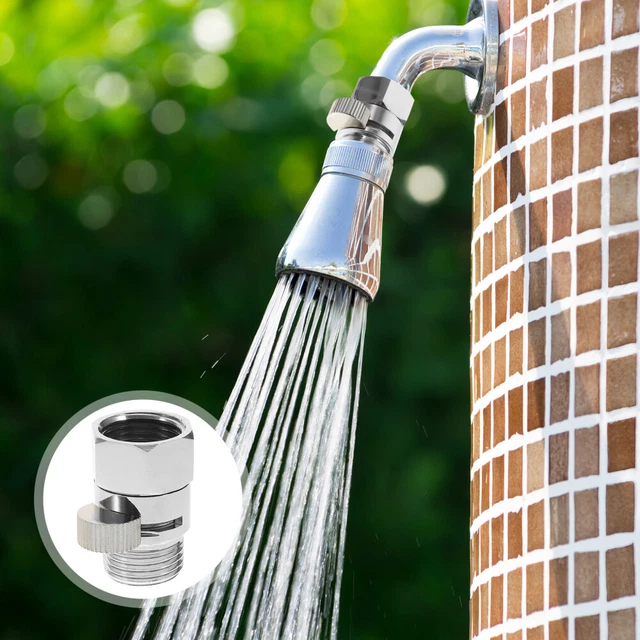 Valvola di controllo Abs RV interruttore tubo doccia testa risparmio acqua argento