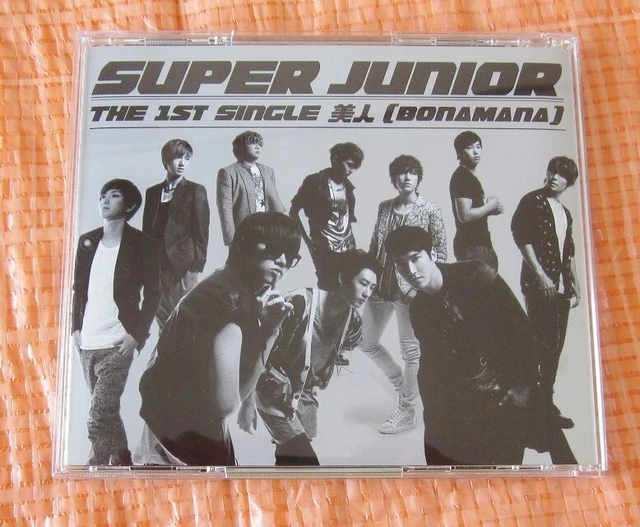 Super Junior Japan 1st Single CD BONAMANA K-POP EUNHYUK DONGHAE YESUNG SIWON