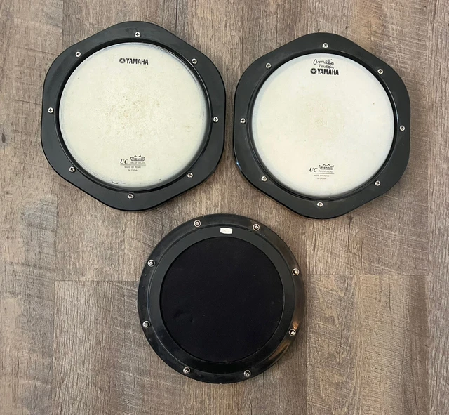 2 Yamaha Drum Pad REMO UC Drumheads 8" Pad Size For Practice. Extra soft pad.