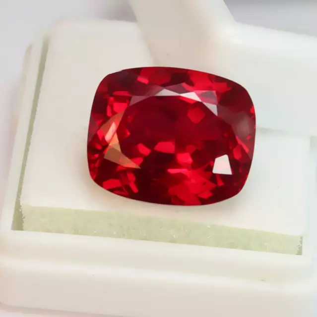 16.80 CT Natürlich Zertifiziert Burma Rot Rubin Lose Edelstein Kissen Schliff