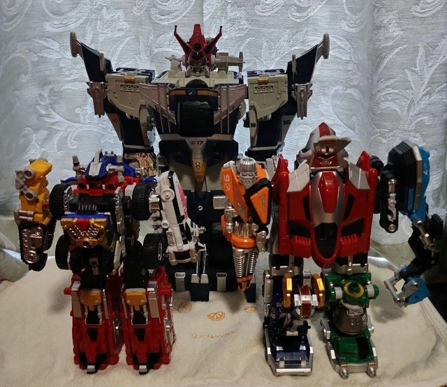 POWER RANGERS OPERATION Overdrive Boukenger DX Megazord 3p set BANDAI ...