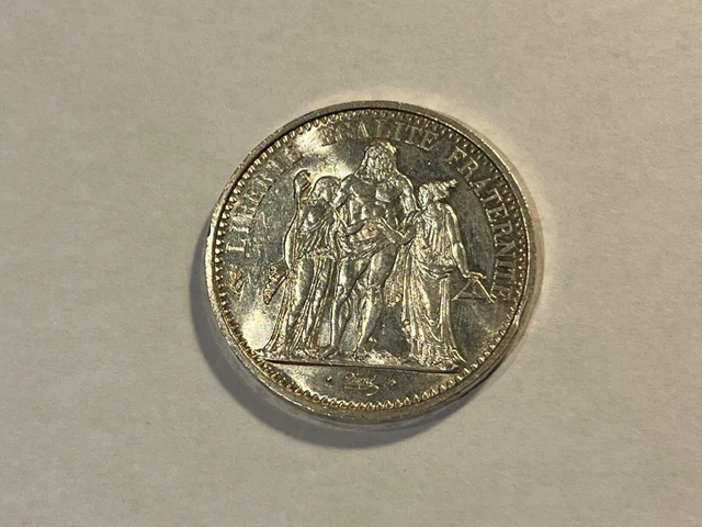 Monnaie France 10 Francs Hercule Argent 1972 SPL (120-17)