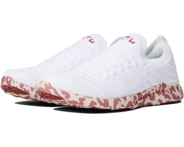 APL Athletic Propulsion Labs Techloom Wave White Cedar Leopard Women's Size 10