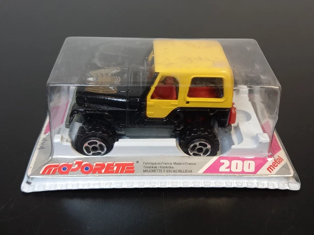 Majorette Serie 200 Jeep #268 Bronze et Jaune Etat Neuf