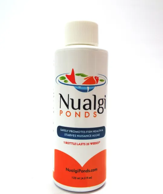 Nualgi Ponds 125 ml Natural Alga Control & Water Clarifier-Promotes Fish Health