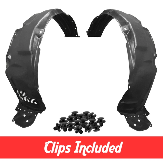 Front Left & Right Fender Liners For 2018-2020 Toyota Camry – Direct Replacement Splash Shields (Pair)