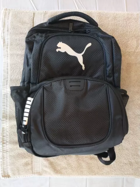 PUMA Challenger Backpack Fully Padded 15” Laptop Pocket-Black-Mint Condition