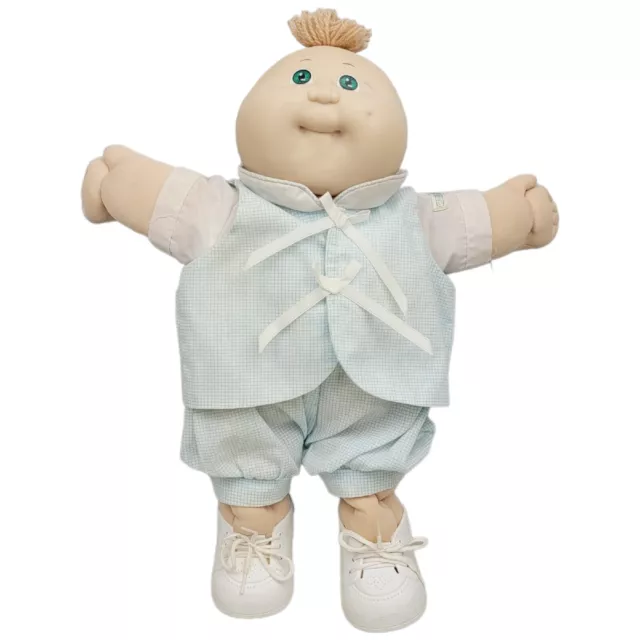 Cabbage Patch Kids Preemie Boy Doll 14" with Green Eyes - Coleco 1982