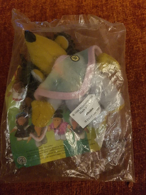 McDonalds Happy Meal Toy -  The Wombles (1999) - Obidos Soft Toy - Sealed