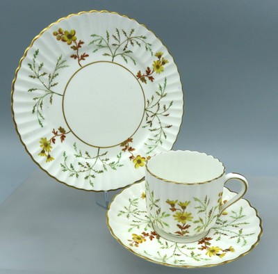 ANTICO MIX&MATCH PORCELLANA TAZZA LAVENO PIATTO DIPINTO MANO VIOLE BING GRONDAHL 