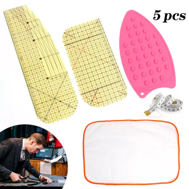 Hot Ironing Ruler Patchwork Tailor Craft Sewing Supplies Measuring Handmade Tool