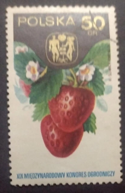 Sb) 1974 Poland, International Hoticultural Congress, Strawberries And Congress,