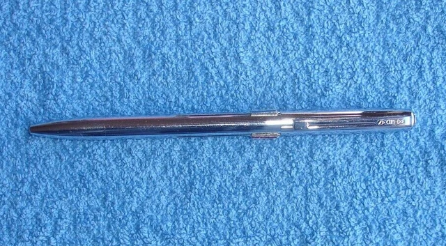 Stylo Bille REYNOLDS Vintage En Métal Chromé - Ancien, Occasion