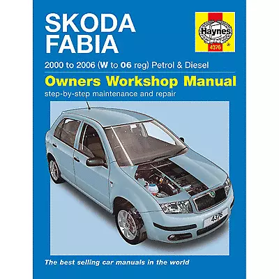 Haynes For  Skoda Fabia 200 To 2006 W To 06 Registration  Petrol And Diesel