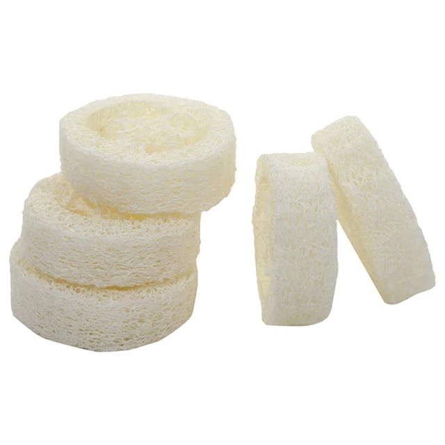 5 pz tappetino bagno loofah supporto sapone base peeling peeling loofah