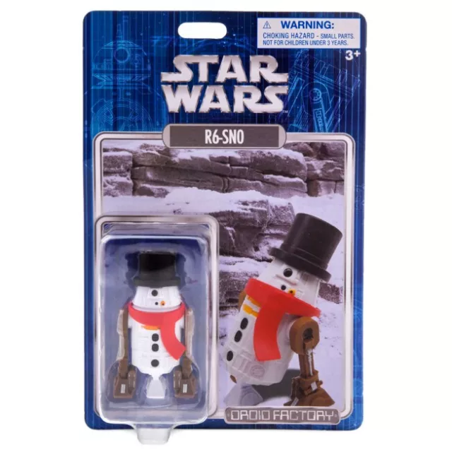 New Star Wars R6-Sno Droid Factory Figure Disney Christmas Holiday Snowman