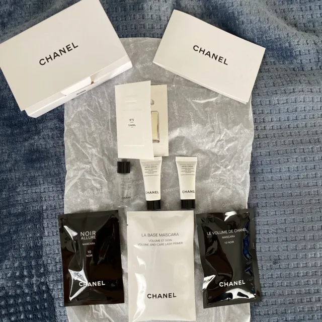 Chanel Hydra Beauty Micro Liquid Essence, Serum Creme & Mascara No 5 Samples NEW