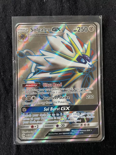Solgaleo GX - Sun & Moon Pokémon card 143/149