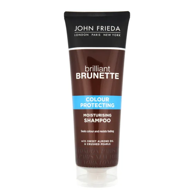 John Frieda Brilliant Brunette Colour Protecting Moisturizing Shampoo 250 ml