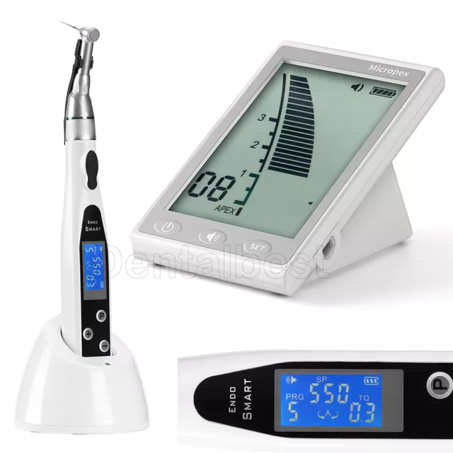 Dental LED Wireless Endo Motor 16:1 Contra Angle /Apex Locator Root Canal Finder