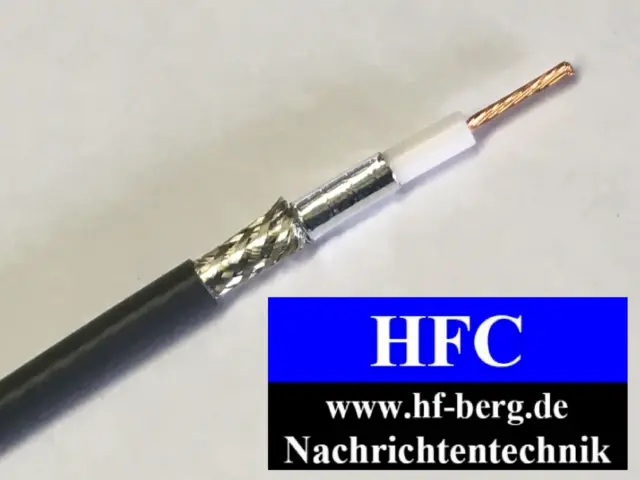 25 m H 155 FAIBLE PERTE Câble coaxial (Câble coaxial) - jusqu'à 3 GHz / 50 Ω