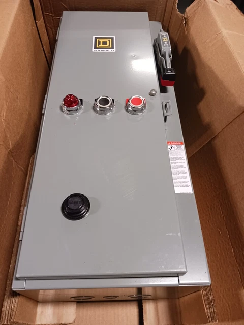 New Square D Size 2 Non-Fusible Combination Starter 25 Hp 60 Amp 8536Sdo1H30S