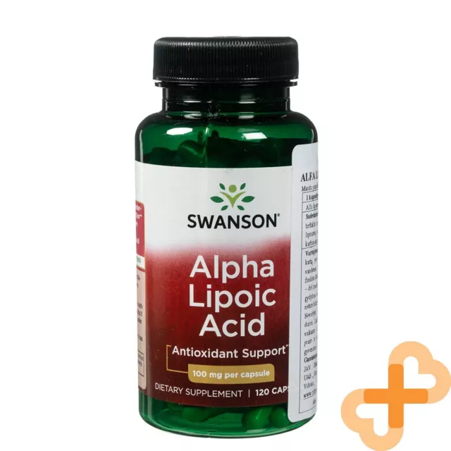 SWANSON Alpha Lipoic Acid Antioxidant Support 100mg 120 Capsules Supplement