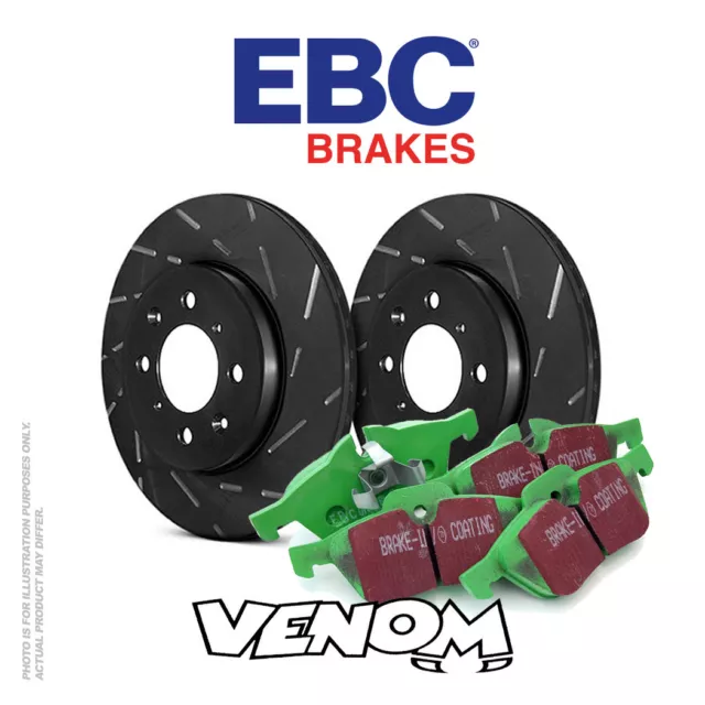 EBC Rear Brake Kit Discs & Pads for Ford Focus Mk3 2.0 TD 160 2011-2014